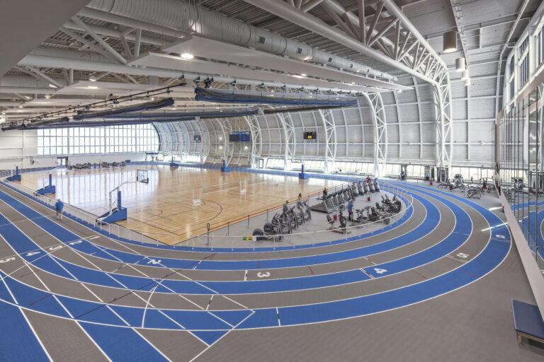The Jim Flaherty Field House.